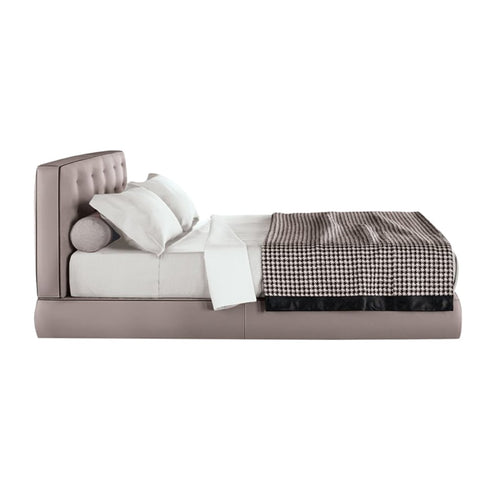 Aren Linen Fabric Modern Bed Frame